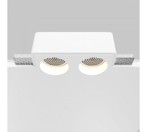 Встраиваемый светильник Maytoni Gyps Modern DL123-GU10-02-W