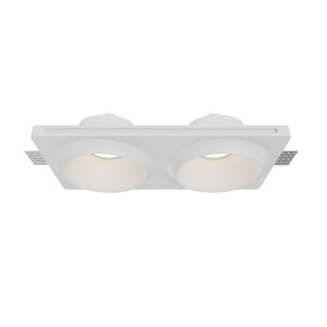 Встраиваемый светильник Maytoni Gyps Modern DL124-GU10-02-TRS-W