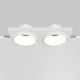 Встраиваемый светильник Maytoni Gyps Modern DL124-GU10-02-TRS-W