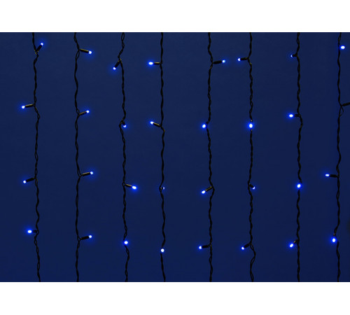 Уличная светодиодная гирлянда Uniel занавес (UL-00003936) синий ULD-C2030-240/TBK Blue IP67 Уличная светодиодная гирлянда Uniel занавес (UL-00003936) синий ULD-C2030-240/TBK Blue IP67