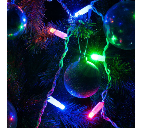 Гирлянда Eurosvet 100-101 100-101 мульти с эффектом мерцания 3*0,6м IP65 a060409