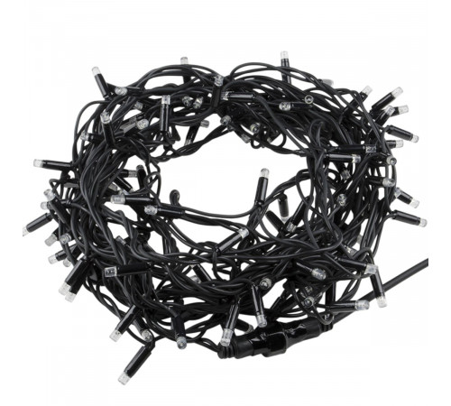 Гирлянда без вилки с эффектом мерцания соединяемая Uniel ULD-F90PRO S10M-100/TBK WH UL-00013213