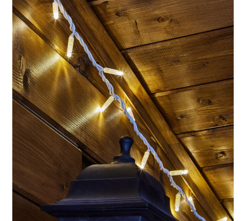 Гирлянда без вилки статическое свечение соединяемая Uniel ULD-F90PRO S10M-100/SWK WW UL-00013242