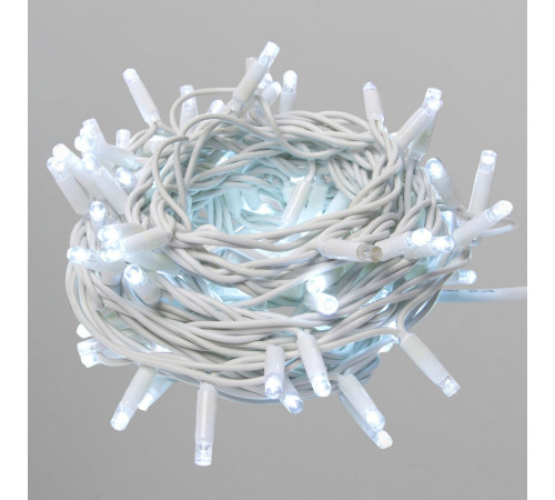 Гирлянда без вилки статическое свечение соединяемая Uniel ULD-F90PRO S10M-100/SWK WH UL-00013207