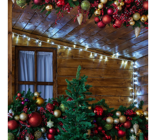 Гирлянда без вилки с эффектом мерцания соединяемая Uniel ULD-F90PRO S5M-050/TWK WH UL-00013247