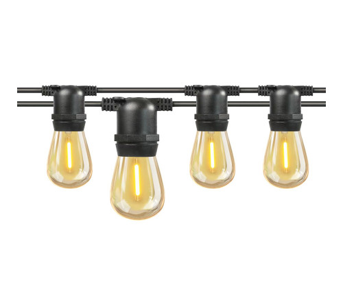 Гирлянда Белт Лайт General Gen-Beltlight-5M-10E27-IP65 Black 663001