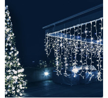 Светодиодный занавес Eurosvet 200-101 белый с эффектом мерцания 2*3м IP65