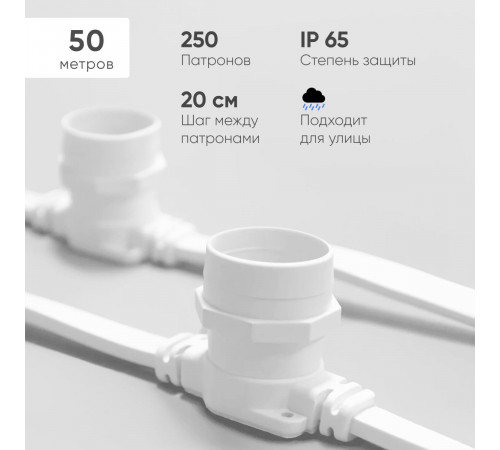 Гирлянда Белт-Лайт Laitcom (LTC) BL50m/250L-8-P Гирлянда Белт-Лайт Laitcom (LTC) BL50m/250L-8-P