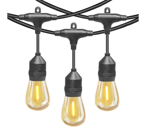 Гирлянда Белт Лайт General Gen-Beltlight-W-10M-20E27-IP65 Black 663011 Гирлянда Белт Лайт General Gen-Beltlight-W-10M-20E27-IP65 Black 663011
