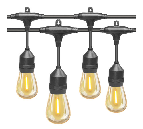 Гирлянда Белт Лайт General Gen-Beltlight-W-20M-50E27-IP65 Black 663010