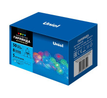 Светодиодная гирлянда Uniel Шишки (UL-00007193) разноцветный ULD-S0500-050/DTA Multi IP20 Pine Cones