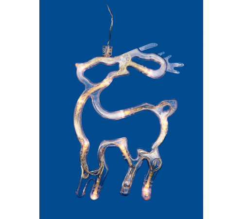 Подвесной светодиодный светильник «Олень» Uniel (UL-00007252) ULD-H1419-010/STA/3AAA Warm White IP20 Deer