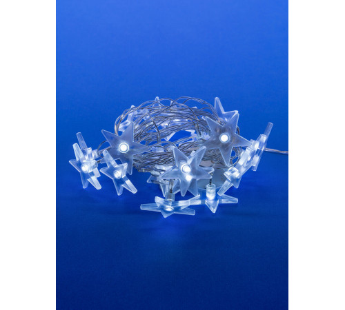 Светодиодная гирлянда Uniel (07920) звездочки 220V белый ULD-S0280-020/DTA White IP20 STARS