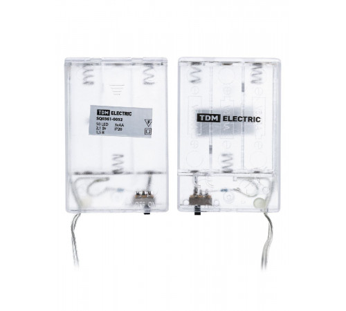 Светодиодная гирлянда TDM Electric Роса100 3хАА теплый белый без мерцания SQ0361-0053