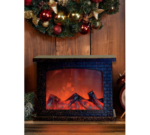 Фигурка светодиодная «Камин» Uniel (UL-00007291) ULD-L2821-005/DNB/Red Brown Fireplace