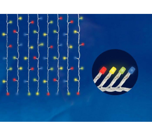 Светодиодная гирлянда Uniel занавес (UL-00005268) разноцветный ULD-C1515-160/DTA Multi IP20