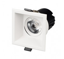 Карданный светильник Arlight MS-FLOW-BUILT-S85x85-12W Day4000 (WH, 15 deg, 230V) (IP20 Металл) 055899