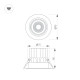 Встраиваемый светильник Arlight MS-VORTEX-BUILT-R90-12W Day4000 (BK-BK, 20 deg, 230V) 058425