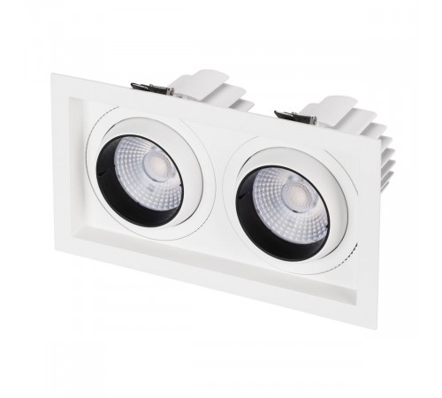 Встраиваемый светильник Arlight MS-VORTEX-BUILT-S250x140-2x30W Day4000 (WH-WH, 50 deg, 230V) 042370