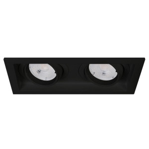 Встраиваемый светильник Arlight MS-VORTEX-BUILT-S170x90-2x12W Warm3000 (BK-BK, 40 deg, 230V) 058437
