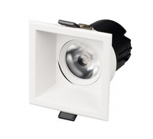 Карданный светильник Arlight MS-FLOW-BUILT-S85x85-12W Day4000 (WH, 55 deg, 230V) (IP20 Металл) 055930