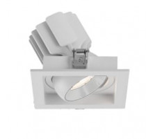 Встраиваемый карданный светильник Arlight MS-VORTEX-BUILT-S140x140-30W Day4000 (WH-WH, 30 deg, 230V) (IP20 Металл) 057923