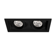 Встраиваемый карданный светильник Arlight MS-VORTEX-BUILT-S210x117-2x20W Day4000 (BK-BK, 40 deg, 230V) (IP20 Металл) 058441