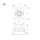 Встраиваемый светильник Arlight MS-VORTEX-BUILT-S90x90-12W Day4000 (BK-BK, 40 deg, 230V) 057962