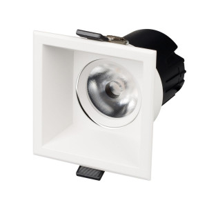 Карданный светильник Arlight MS-FLOW-BUILT-S85x85-12W Warm3000 (WH, 15 deg, 230V) (IP20 Металл) 053777
