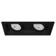 Встраиваемый светильник Arlight MS-VORTEX-BUILT-S170x90-2x12W Day4000 (BK-BK, 20 deg, 230V) 058439