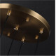Каскадная люстра DeLight Collection Celestial MT8848-5H brass