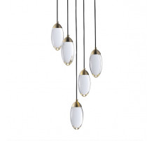 Каскадная люстра DeLight Collection Celestial MT8848-5H brass