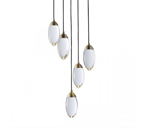 Каскадная люстра DeLight Collection Celestial MT8848-5H brass Каскадная люстра DeLight Collection Celestial MT8848-5H brass