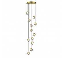 Каскадная люстра Delight Collection MD24001033-12A gold/clear