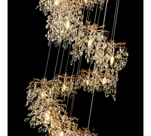 Каскадная люстра Modelux ML.6555.25 GD