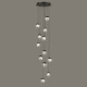 Каскадная люстра Delight Collection MD24001033-12A black/clear