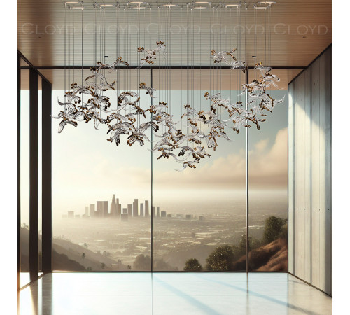 Каскадная люстра Cloyd Aeria 60003