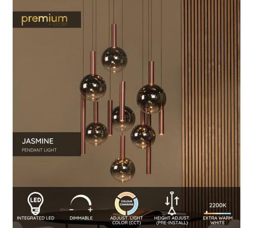 Каскадная люстра Lucide Jasmine 74420/12/65