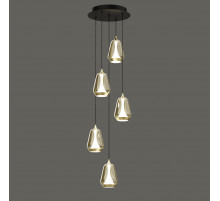 Каскадная люстра Delight Collection MD24001011-5A brass/champagne