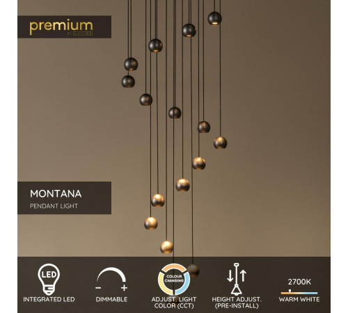 Каскадная люстра Lucide Montana 68400/92/96
