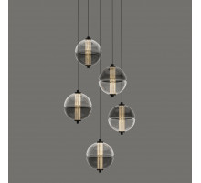 Каскадная люстра Delight Collection MD24022079-5A black/smoky