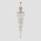 Каскадная люстра Crystal Lux ABRIL SP28 GOLD
