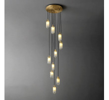 Каскадная люстра DeLight Collection Sorno MT9056-10H brass