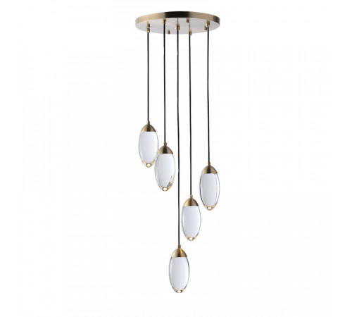 Каскадная люстра DeLight Collection Celestial MT8848-5H brass Каскадная люстра DeLight Collection Celestial MT8848-5H brass