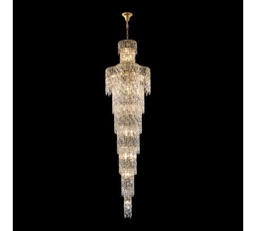 Каскадная люстра Crystal Lux ABRIL SP28 GOLD