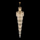 Каскадная люстра Crystal Lux ABRIL SP28 GOLD