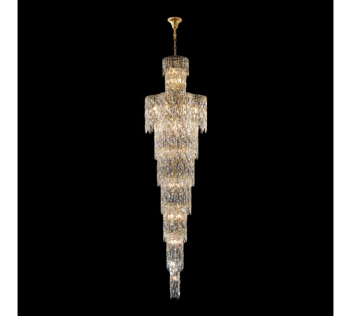 Каскадная люстра Crystal Lux ABRIL SP28 GOLD
