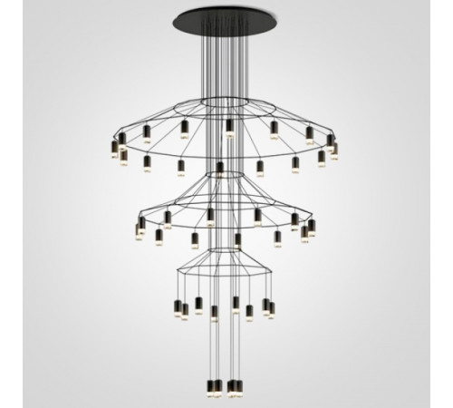Каскадная люстра ImperiumLoft Vibia Wireflow 75393-22