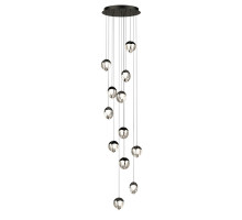 Каскадная люстра Delight Collection MD24001033-12A black/clear