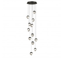 Каскадная люстра Delight Collection MD24001033-12A black/clear